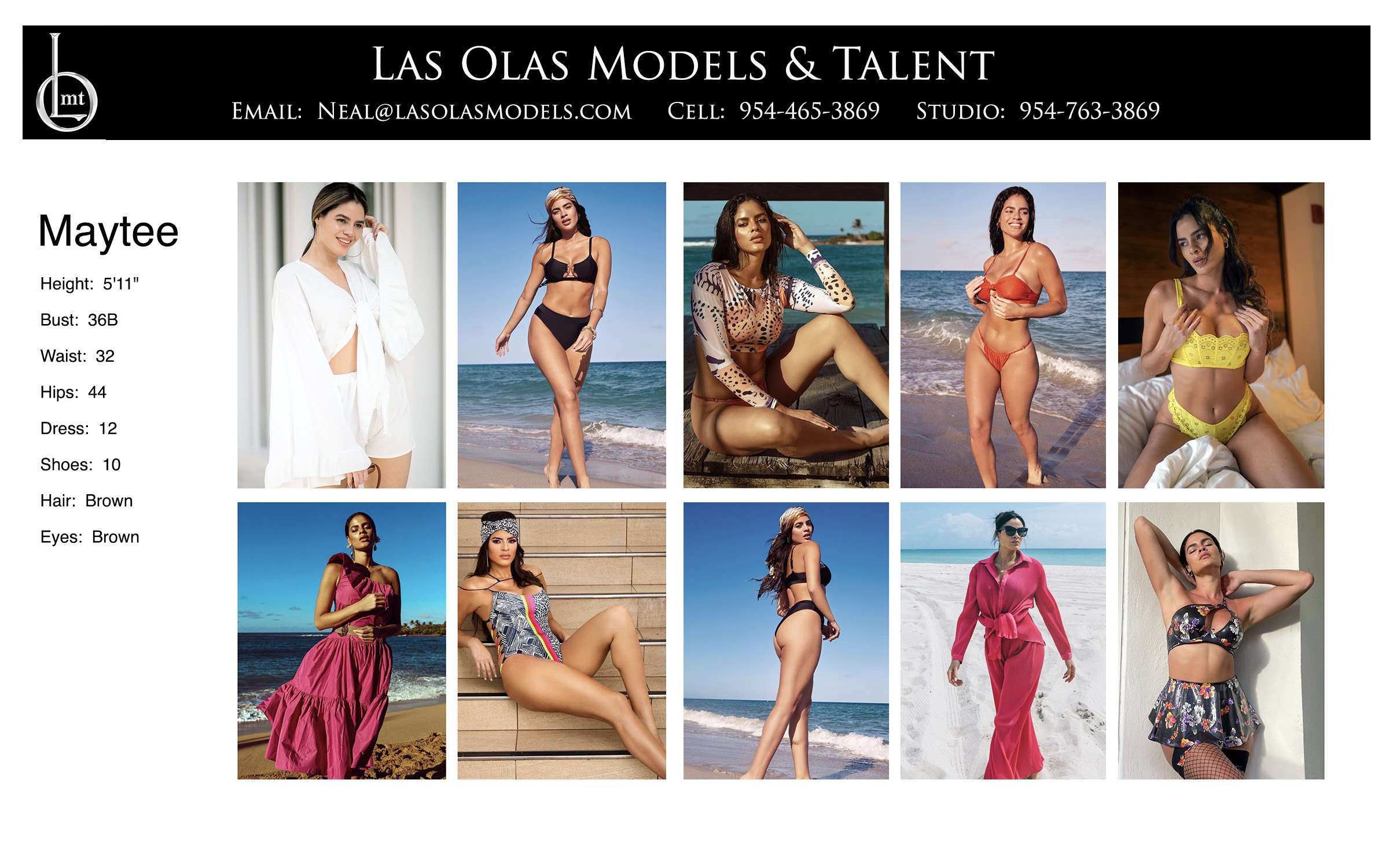 Models Fort Lauderdale Miami South Florida - Print Video Commercial Catalog - Las Olas Models & Talent - Maytee Comp