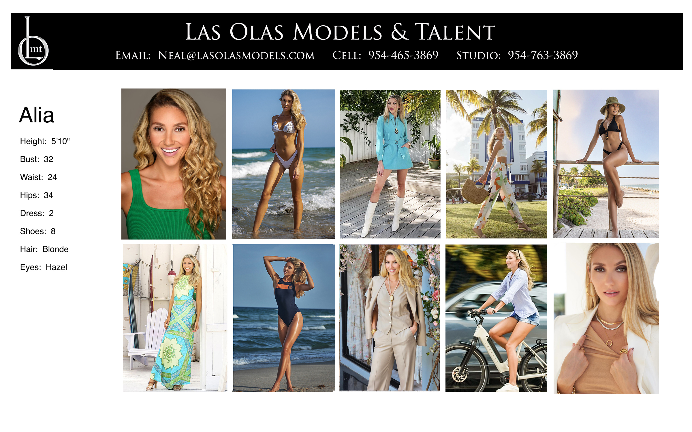 Female Model - Alia - Fort Lauderdale - Miami - South Florida - Palm Beach - Las Olas Models and Talent Ft. Lauderdale - Alia Comp