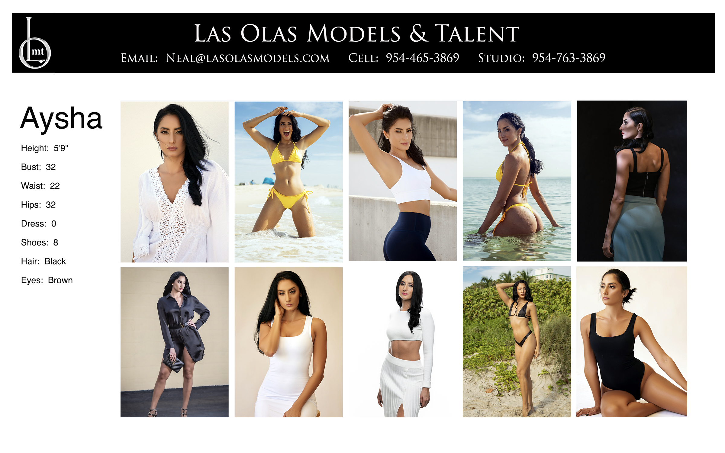 Female Model - Aysha - Fort Lauderdale - Miami - South Florida - Palm Beach - Las Olas Models and Talent Ft. Lauderdale - Aysha Comp