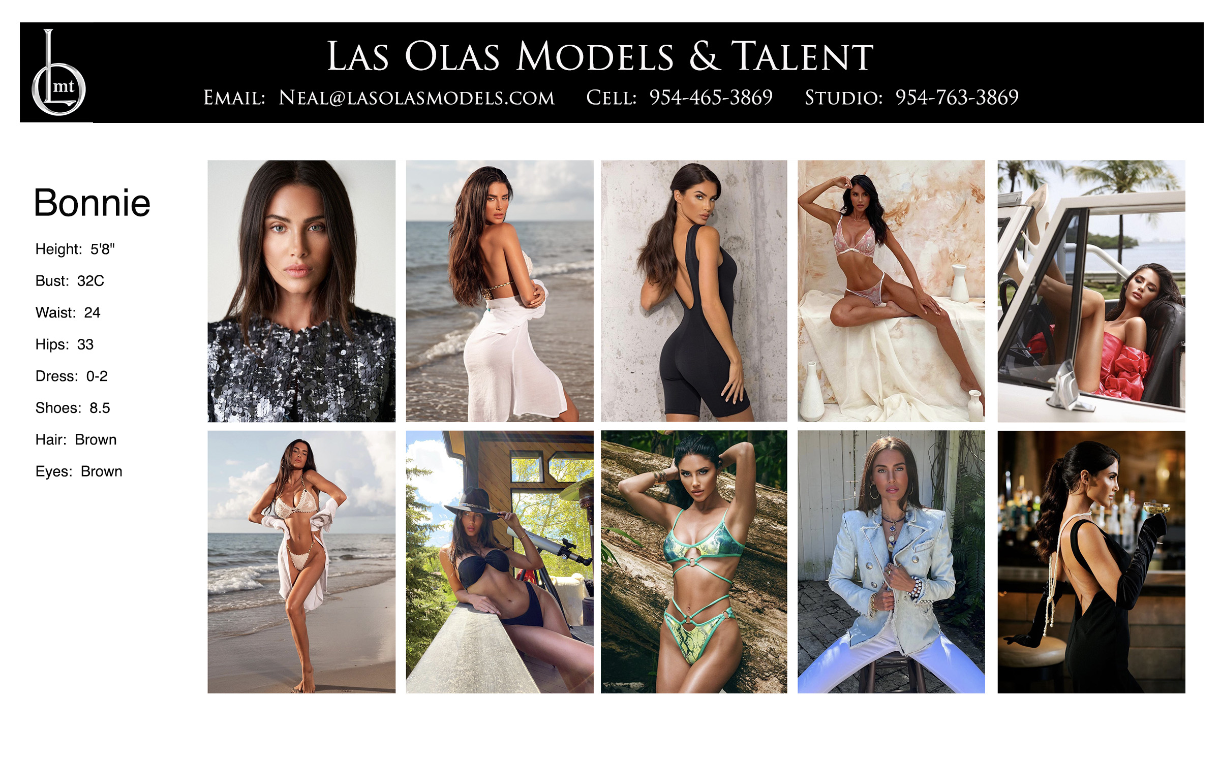 Models Female Fort Lauderdale Miami South Florida Print Model Catalog Model Commercial Model Promotion Models Las Olas Models & Talent, Inc. - Bonnie Comp