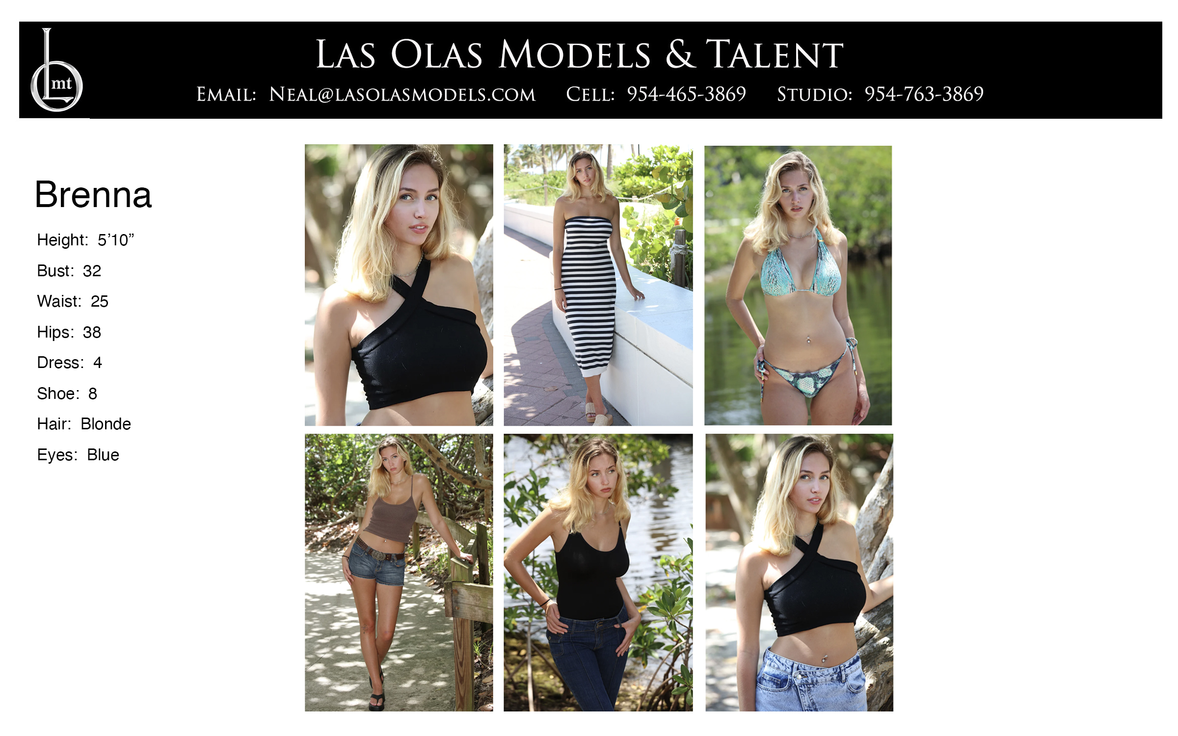 Models Fort Lauderdale Miami South Florida Print Commercial Catalog Video -Trina Comp