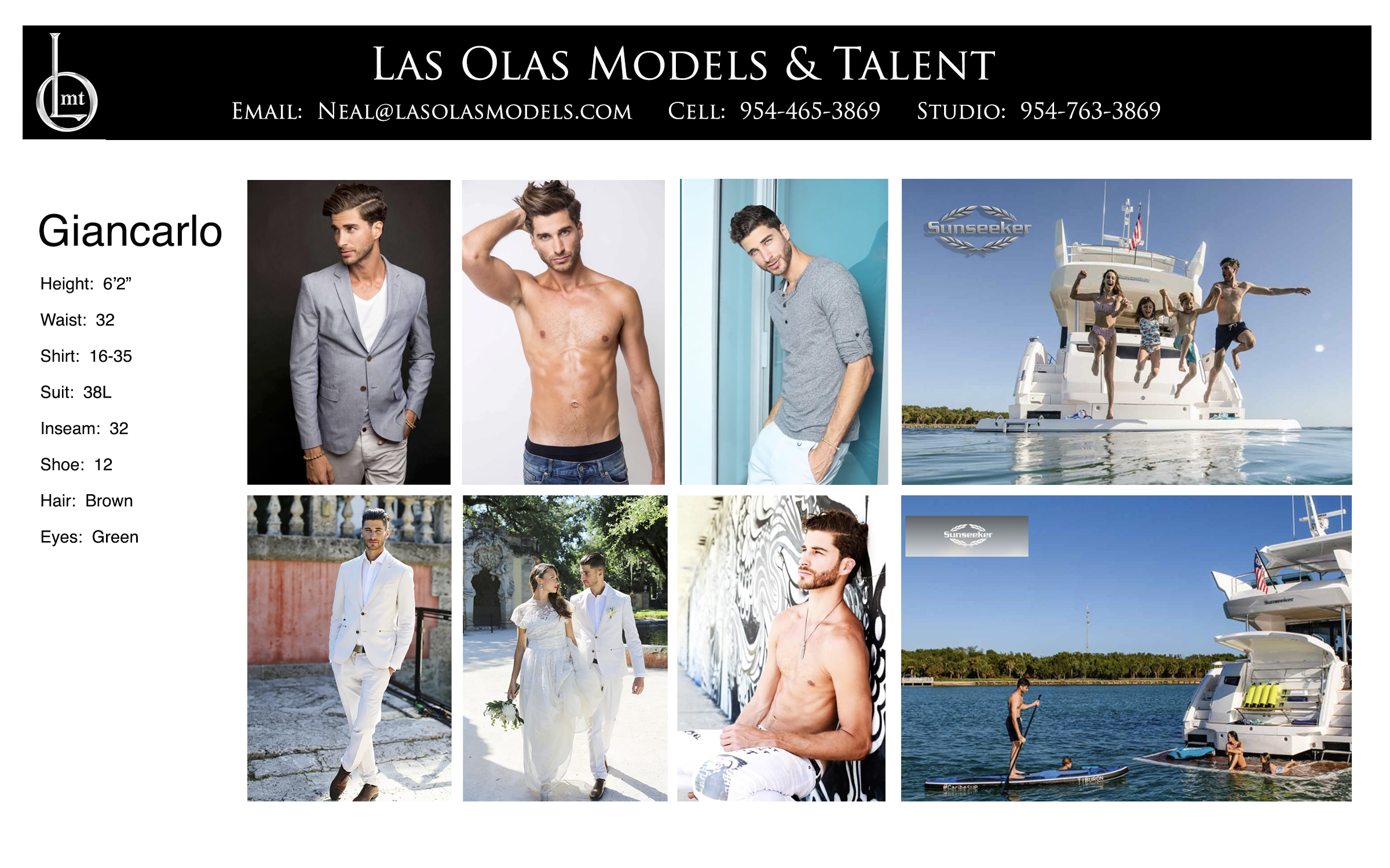 Model Fort Lauderdale Miami South Florida Print Catalog Video Fashion Model Male Model - Las Olas Models Fort Lauderdale Miami - Giancarlo