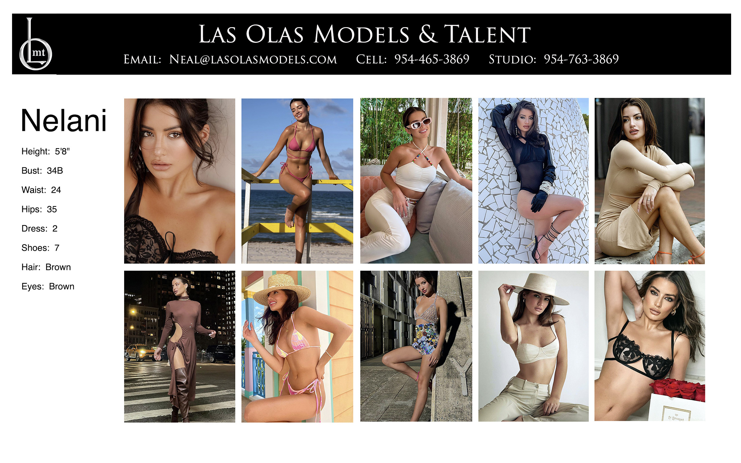Models Fort Lauderdale Miami South Florida - Print Video Commercial - Las Olas Models & Talent - Nelani