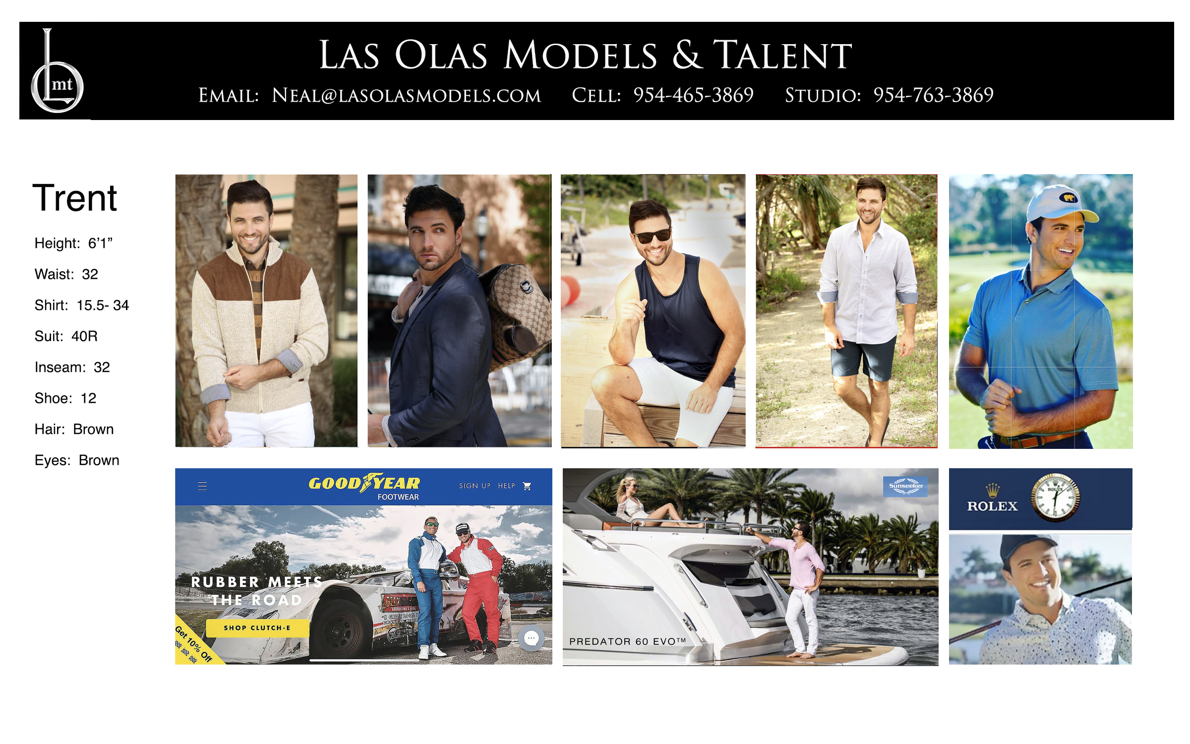 Model Fort Lauderdale Miami South Florida Print Catalog Video Fashion Model Male Model - Las Olas Models Fort Lauderdale Miami - Trent