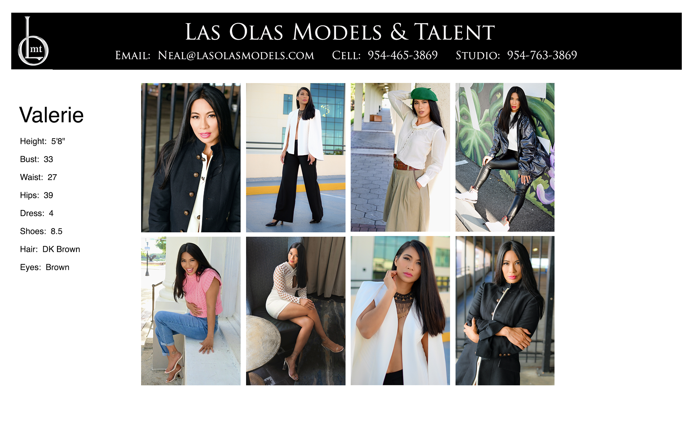 Models Fort Lauderdale Miami South Florida Print Commercial Catalog Las Olas Models & Talent - Valerie Comp